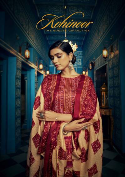 Kohinoor By Sargam Print  Pashmina Winter Wear  Salwar Kameez Collection